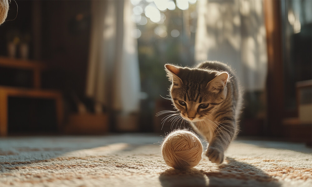 Katzenspielzeug selbst machen