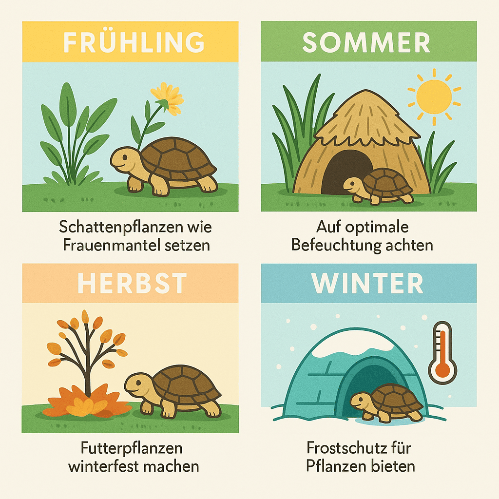 Jahreszeite schildkröte