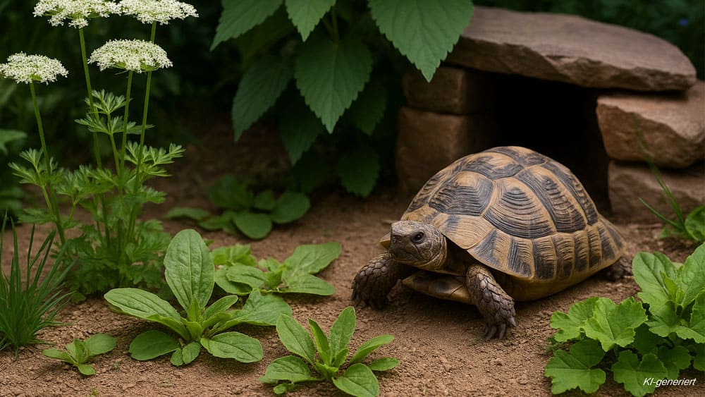 Pflanzen für Schildkrötengehege
