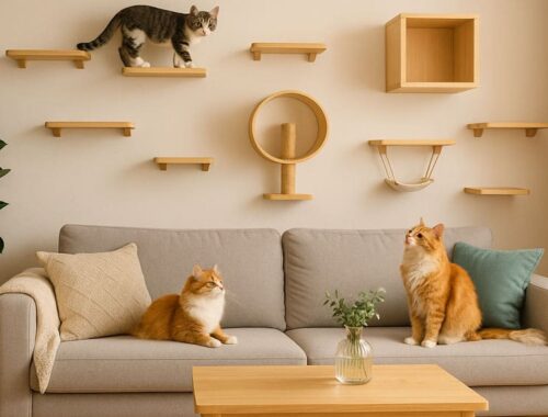 Katzenwand gestalten 1