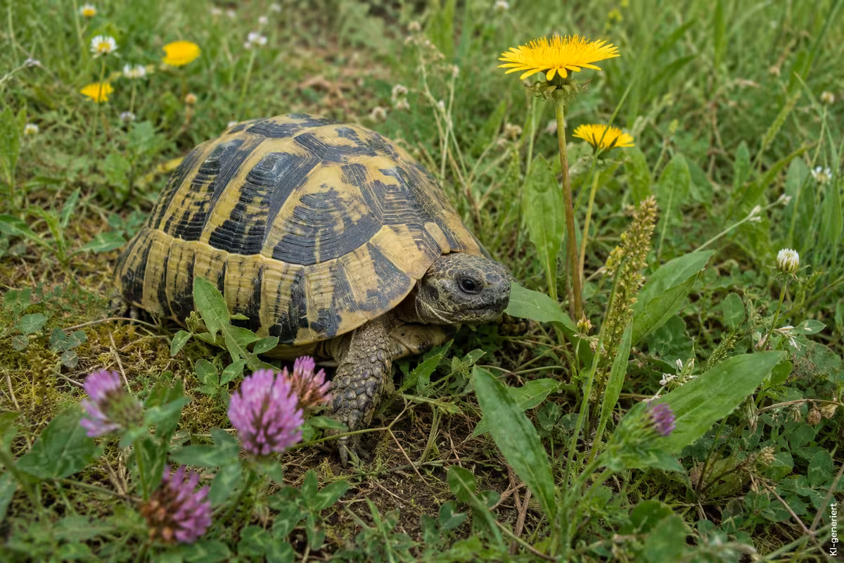 Schildkrötenhaltung zum Thema: Futter für Griechische Landschildkröten: Welche Pflanzen wirklich geeignet sind