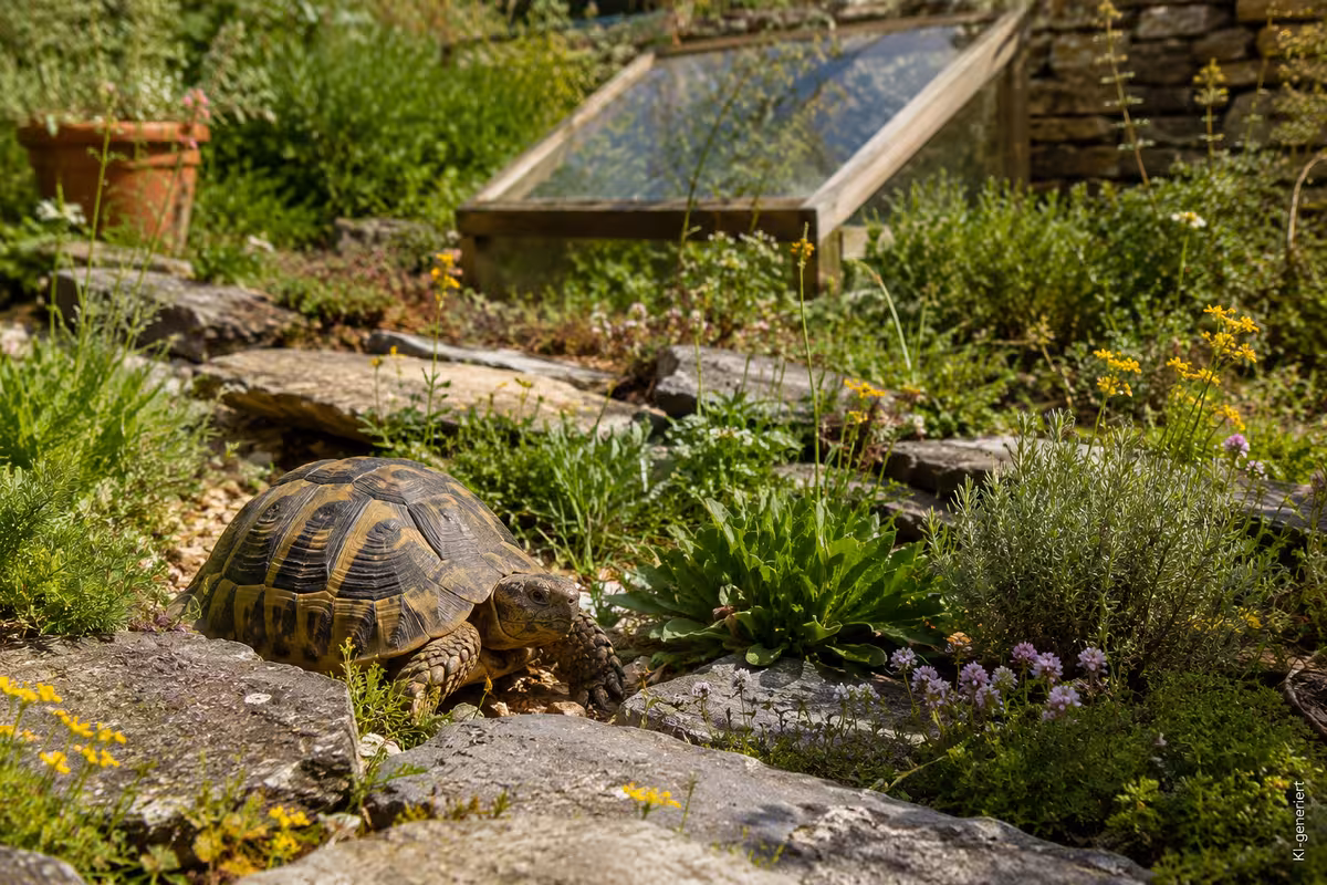 Schildkrötenhaltung zum Thema: So gestaltest du ein Gehege für griechische Landschildkröten