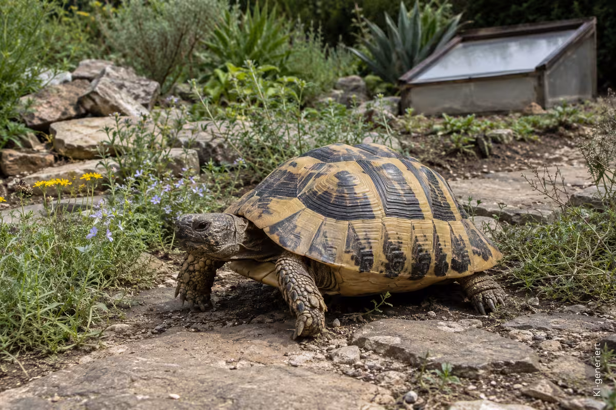 Schildkrötenhaltung zum Thema: Maurische Landschildkröte: Haltung, Größe und Pflege