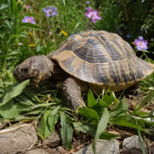 Schildkrötenhaltung zum Thema: Futter für Breitrandschildkröten: Was darf ins Gehege?