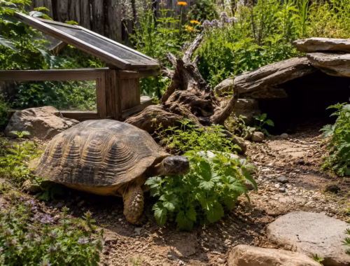 Schildkrötenhaltung zum Thema: Gehege für Breitrandschildkröten richtig planen und einrichten