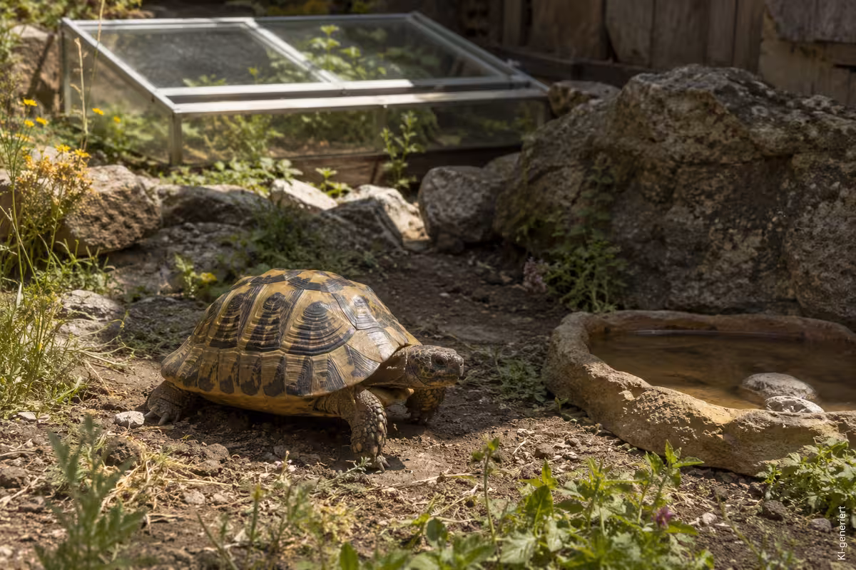 Wie gestalte ich ein Gehege für Maurische Landschildkröten? 1 Schildkrötenhaltung zum Thema: Wie gestalte ich ein Gehege für Maurische Landschildkröten?