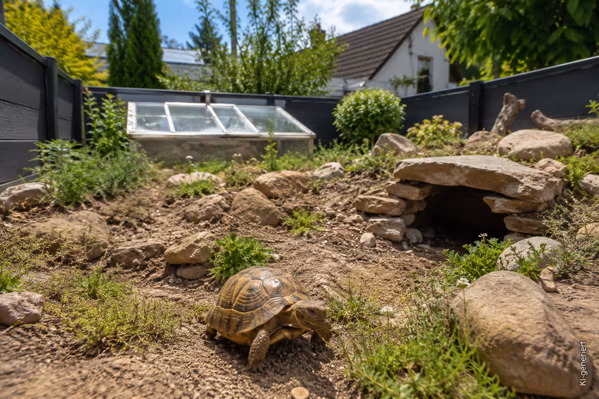 Schildkrötenhaltung zum Thema: Wie plane ich ein Gehege für Russische Landschildkröten?