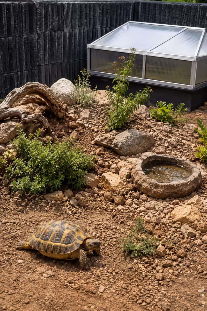 Ausstattung oder Vorbereitung für: So hält man eine Russische Landschildkröte richtig