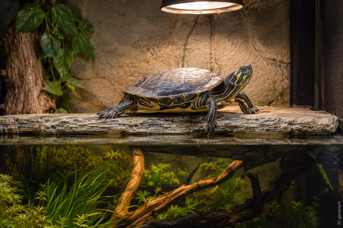 Gelbwangen Schmuckschildkröte Aquarium: So planst Du es richtig 1 Schildkrötenhaltung zum Thema: Gelbwangen Schmuckschildkröte Aquarium: So planst Du es richtig