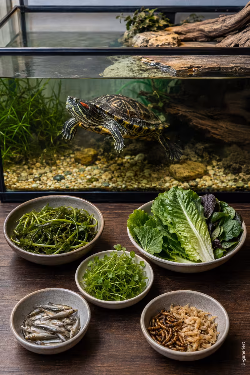 Rotwangen-Schmuckschildkröten Futter: Was dürfen sie fressen? 3 Ausstattung oder Vorbereitung für: Rotwangen-Schmuckschildkröten Futter: Was dürfen sie fressen?