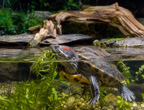 Rotwangen-Schmuckschildkröten Futter: Was dürfen sie fressen? 1 Schildkrötenhaltung zum Thema: Rotwangen-Schmuckschildkröten Futter: Was dürfen sie fressen?