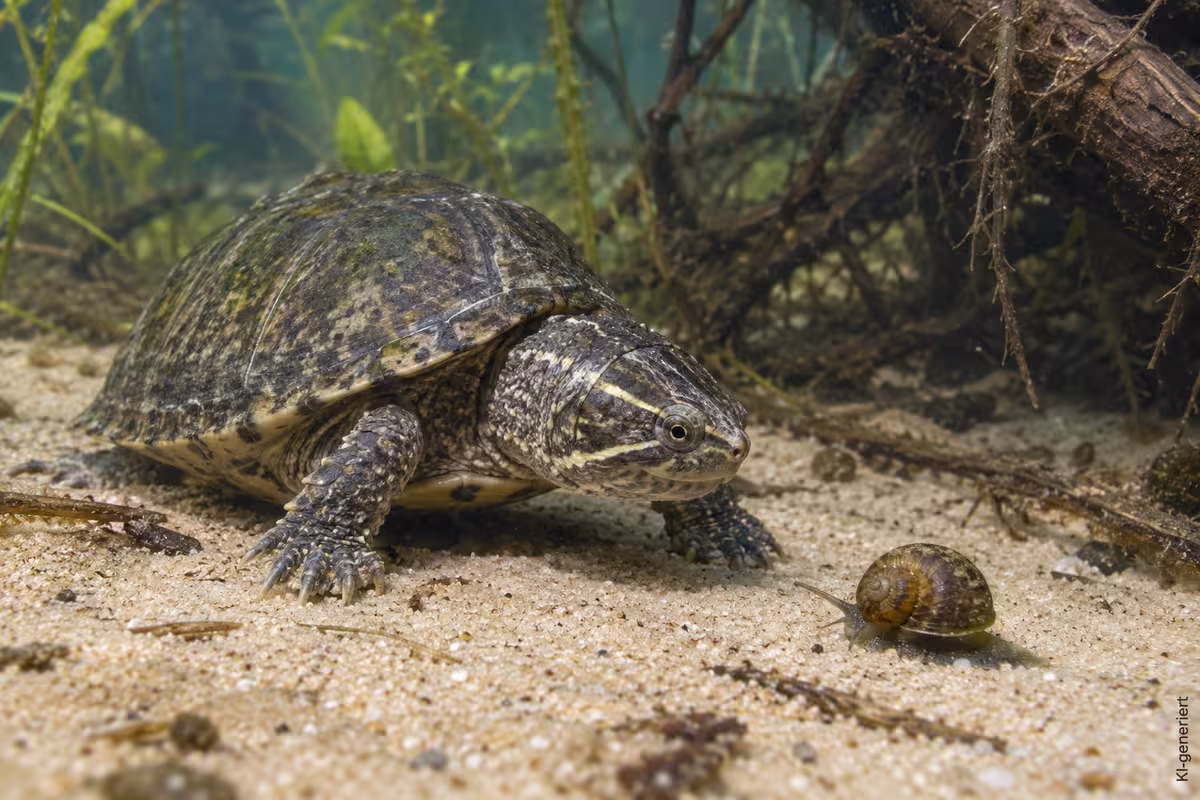 Schildkrötenhaltung zum Thema: Moschusschildkröte Futter: Was frisst sie und wie oft?