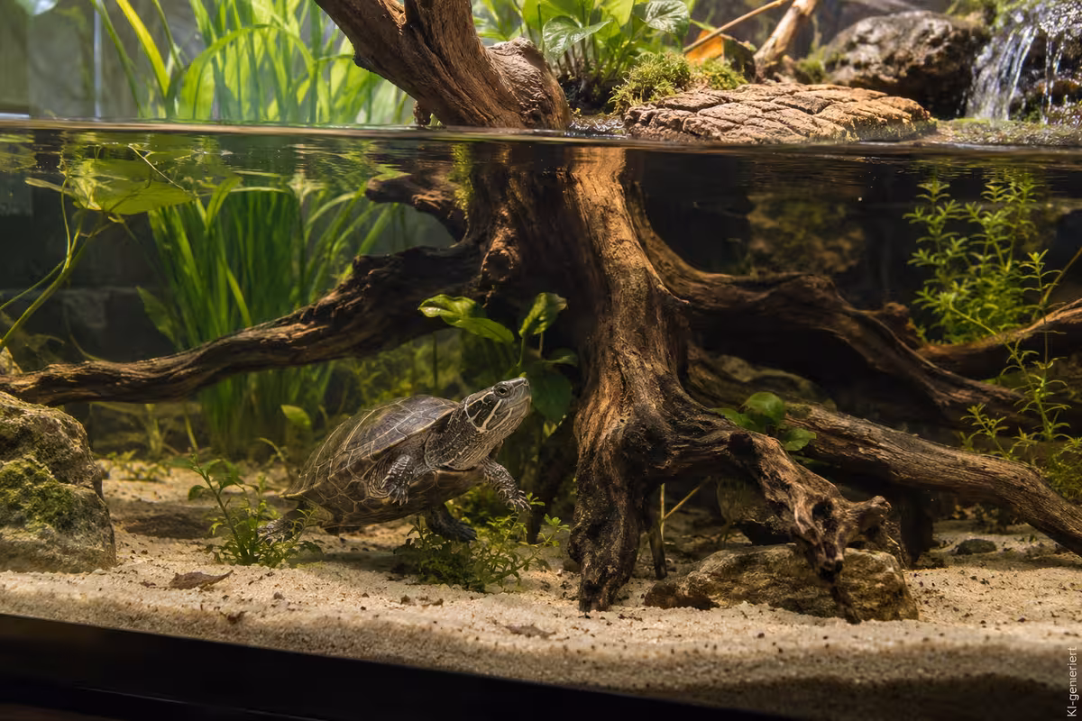Schildkrötenhaltung zum Thema: Moschusschildkröten Aquarium: So baust Du das Becken richtig auf