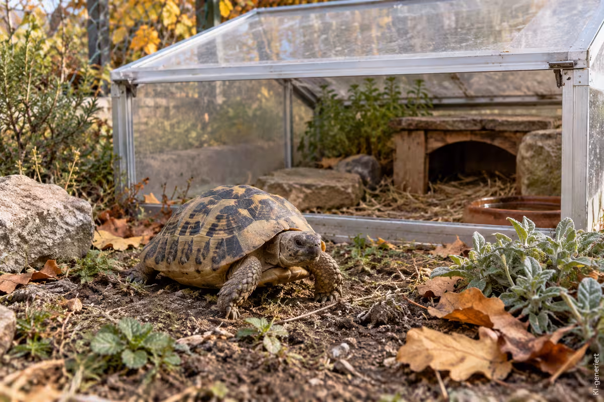 Schildkrötenhaltung zum Thema: Schildkröte reinholen: Wann es im Herbst wirklich nötig ist